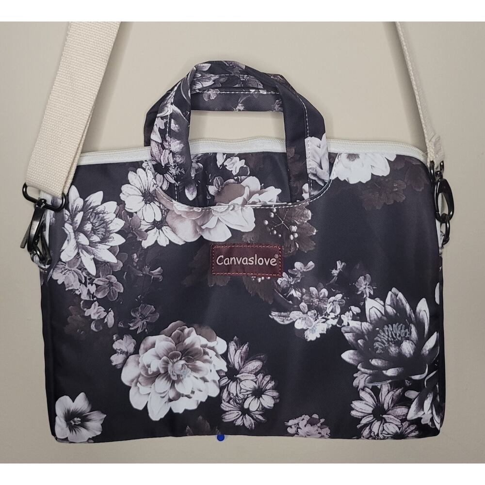 Crossbody Laptop Tablet Bag Sleeve By Crosslove Padded Tote Long Strap Pockets